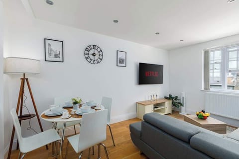 Light-filled living and dining space with stylish decor and relaxed seating