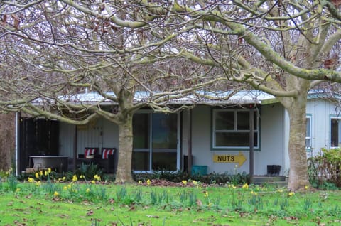 Cottage with covered deck