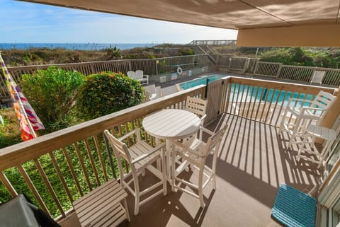 Walkout Patio onto Pool Deck