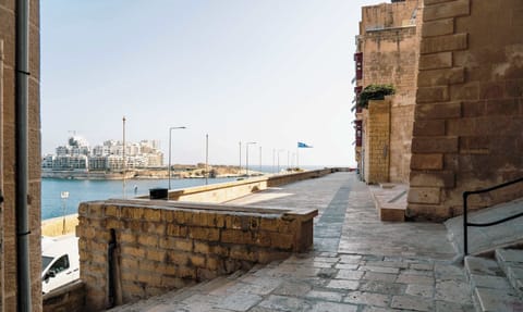 Street access to the property is via one of Valletta's traditional staircases