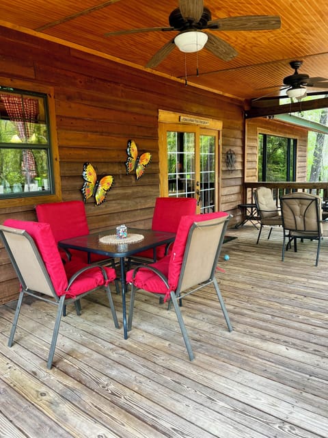 Porch facing the river