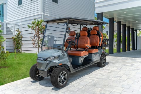 Included 6 seater golf cart at no extra charge! Zip around 30a in style! 
