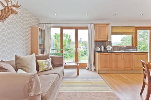 Fell Croft Cottage, Coniston, patio doors to garden