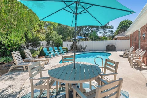 Relax around the pool at Cone's Cove