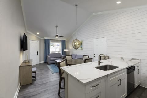 Villa, 1 Bedroom | Living area | 55-inch LED TV with cable channels, TV, table tennis