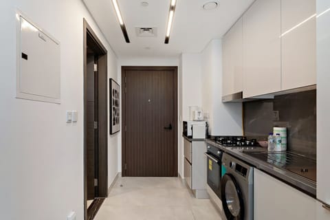 Superior Studio, Balcony, Pool View | Private kitchen | Espresso maker, electric kettle, toaster, freezer