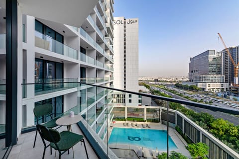 Superior Studio, Balcony, Pool View | Balcony