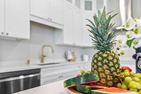 Perfect space to cut up fruit for a healthy snack!
