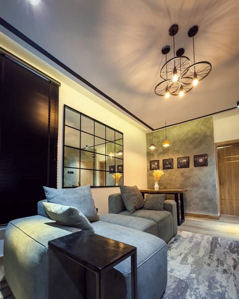 Family Apartment, Balcony, City View | Living area