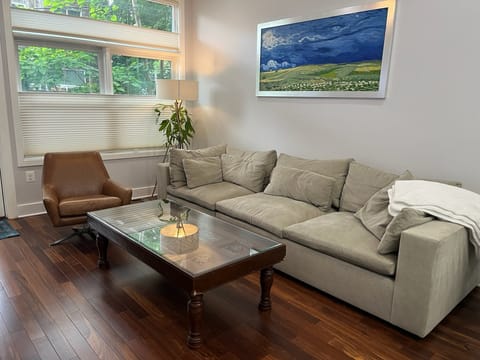Rear seating with TV