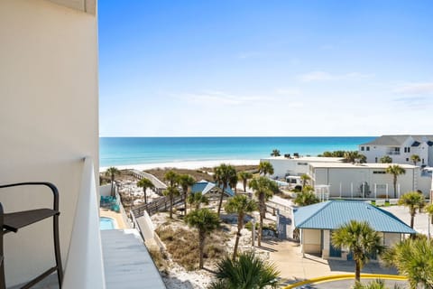 Your private, 5th floor balcony offers stunning views of the water and sunsets.