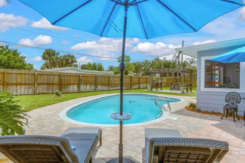 Relax in the backyard oasis!