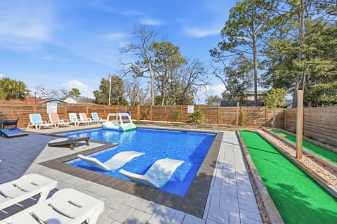 Private pool and oasis awaiting you for afternoons of relaxation. 