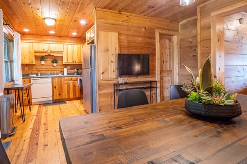 Enjoy seamless flow between the dining and kitchen areas, making entertaining a breeze.