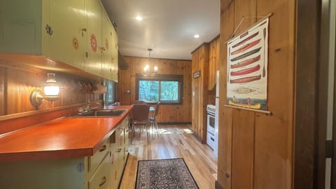 Galley style kitchen