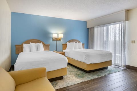 Stretch out and sleep soundly with two plush beds.