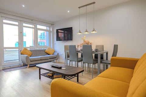 Apartment, 2 Bedrooms | Living area | Flat-screen TV