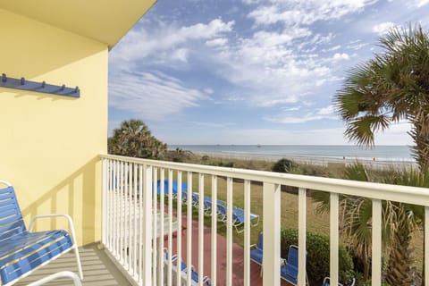 Enjoy oceanfront views and refreshing breezes from your private balcony.