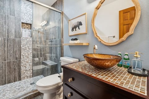 Hallway bathroom