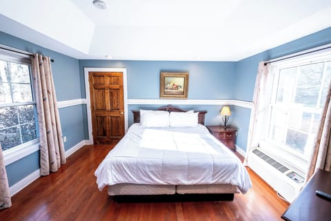 Unwind in a sunlit bedroom with crisp, hotel-soft linens.