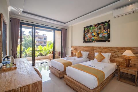 Deluxe Twin Room, Balcony, Garden View | Free WiFi