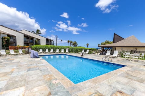 Pool with lounge chairs for your family's enjoyment