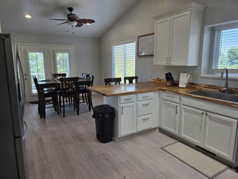 Newly remodeled kitchen