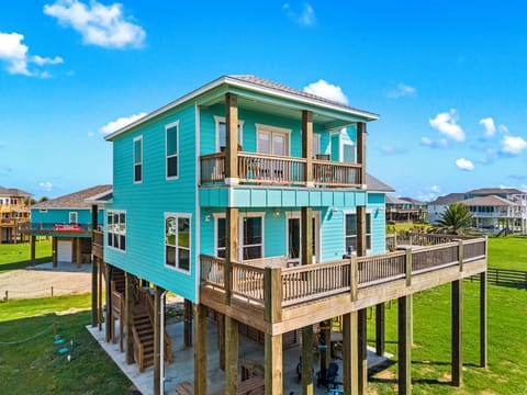 Two decks for outdoor entertainment