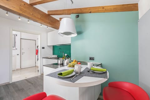 Kitchen and dining area