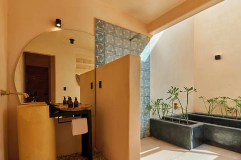 Suite, 1 King Bed, Balcony, Sea View (1) | Bathroom | Shower, towels, soap, shampoo