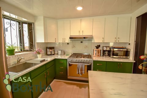 Family House, Garden View | Private kitchen | Coffee/tea maker, electric kettle