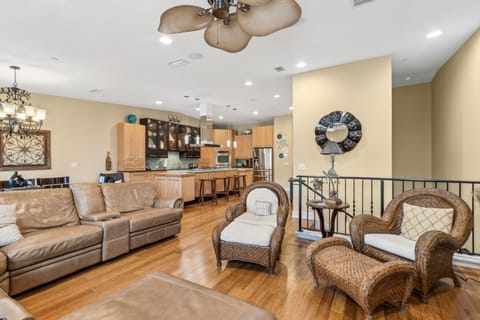 Third Floor - Living Room, Dining Area and Kitchen