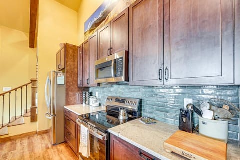 Kitchen is fully stocked for you to prepare meals!