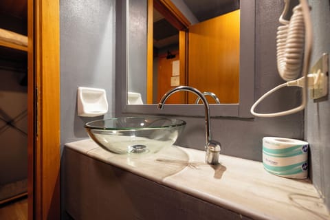 Standard Double Room | Bathroom | Shower, free toiletries, hair dryer, towels