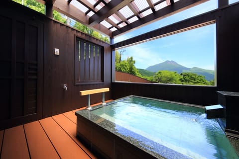 Standard Room w/Terrace & OpenAir Bath & Tatami Area - C - Hanayoshi Area (Fixed Menu (meal change n | Down comforters, in-room safe, desk, iron/ironing board (on request)