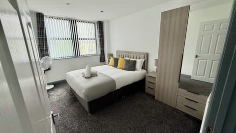 Family Apartment | Blackout drapes, iron/ironing board, free WiFi