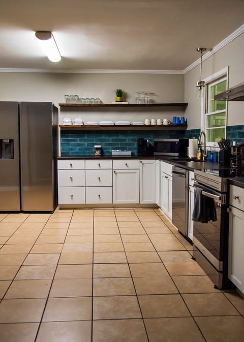 Fully stocked kitchen
