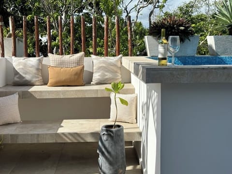 Relax on the rooftop pool