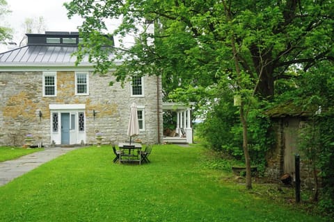 The outdoor area right off the main door