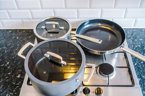 Your home away from home, complete with a spacious kitchen.