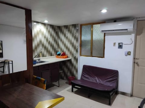 Standard Double Room | Private kitchen | Cookware/dishes/utensils, dining tables