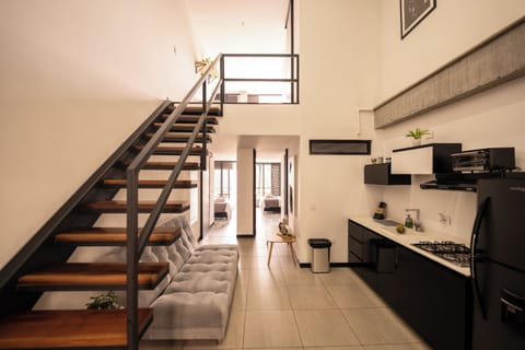 Duplex, Balcony, City View | Living area | TV