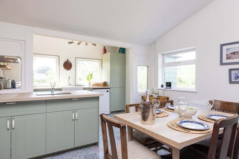 Light-filled, well-equipped kitchen
