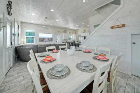 Dining table with seating for 10. (Awave from it All)