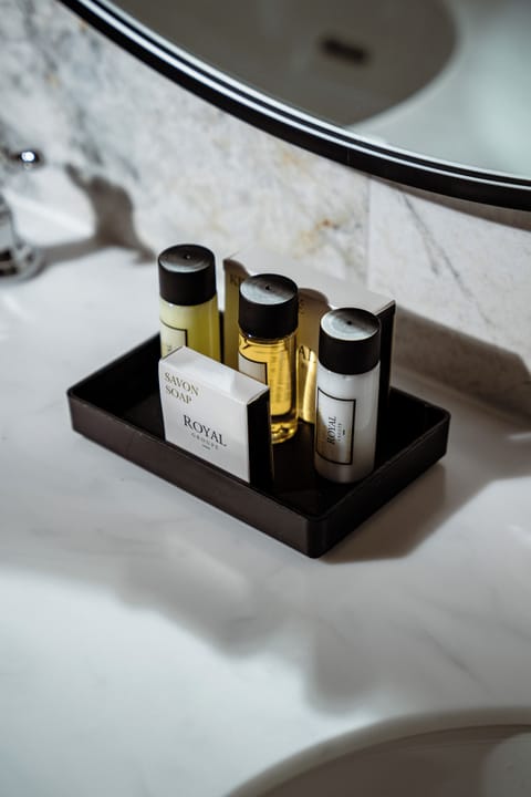 Free toiletries, hair dryer, bathrobes, slippers