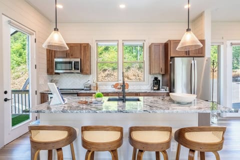 Tranquility Awaits' fully-equipped kitchen