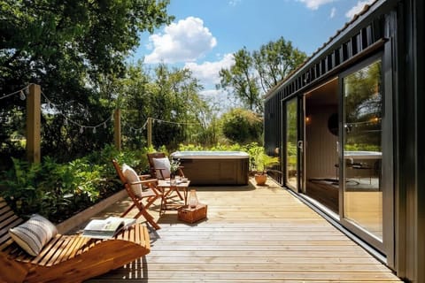 Your own private deck, surrounded by nature.
