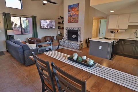 Large dining table