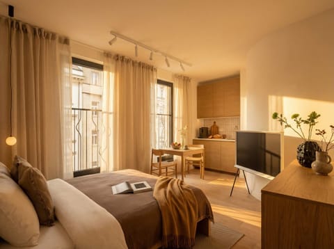 Apartment with queen size bed, TV with Netflix and fully equipped kitchen
