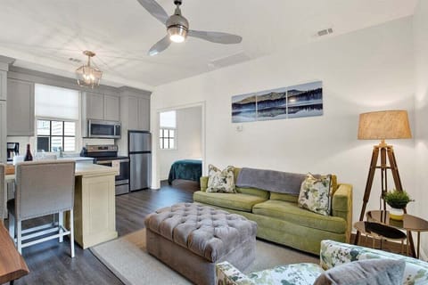 Unwind in the cozy carriage—a private retreat right in your back yard.